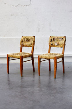 chaise vintage design audoux minet perriand fauteuil retro concept store mobilier ancien chaises