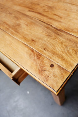 table ferme grande table vintage chine brocante concept store table de ferme rustique retro brut bois mobilier ancien