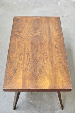 Table basse vintage en palissandre mobilier scandinave