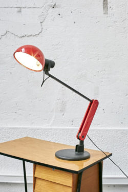 Lampe Guzzini de bureau vintage mobilier design pieds compas décoration scandinave