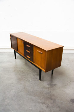enfilade bicolore salon bureau mobilier vintage pieds compas commode meubles boutique