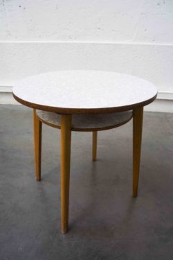 table d'appoint formica pieds compas mobilier vintage enfilade scandinave table bistro brocante