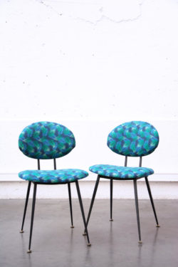 chaise vintage pieds compas brocante enfilade scandinave table bistro chaise d'école