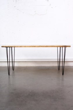 table vintage pieds compas brocante Lyon mobilier scandinave enfilade table bistro chaise d'école design