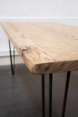 table vintage pieds compas brocante Lyon mobilier scandinave enfilade table bistro chaise d'école design