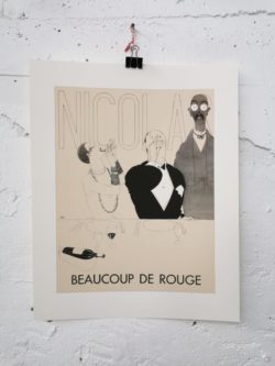 Réédition en collaboration avec le musée Air France sur un papier Vergé de 220G Ivoire clair Belle affiche représentant Notre dame de Paris Imprimée à La Rochelle Produit vendu sous sachet individuel