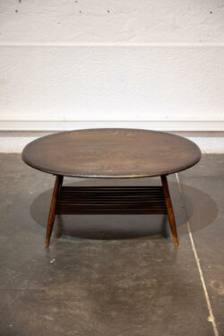 table d'appoint vintage, meuble de rangement vintage, meuble TV vintage, fauteuil boomerang, meuble de métier