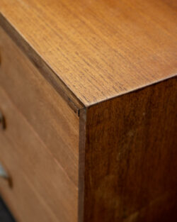 able astro, tables gigognes, table en teck, rotin vintage, table Gplan, table fishtail