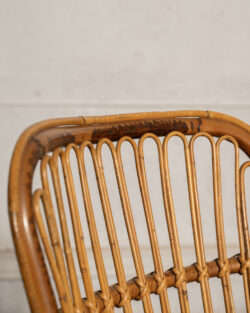 chaise longue vintage, bibliothèque vintage, fauteuil vintage, rotin vintage, table à rallonges, commode vintage, enfilade, table de ferme