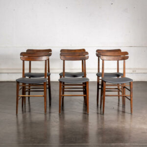 fauteuil boomerang, commode jiroutek, paravent en rotin, bibliothèque italienne, enfilade, table en teck, chaise vintage