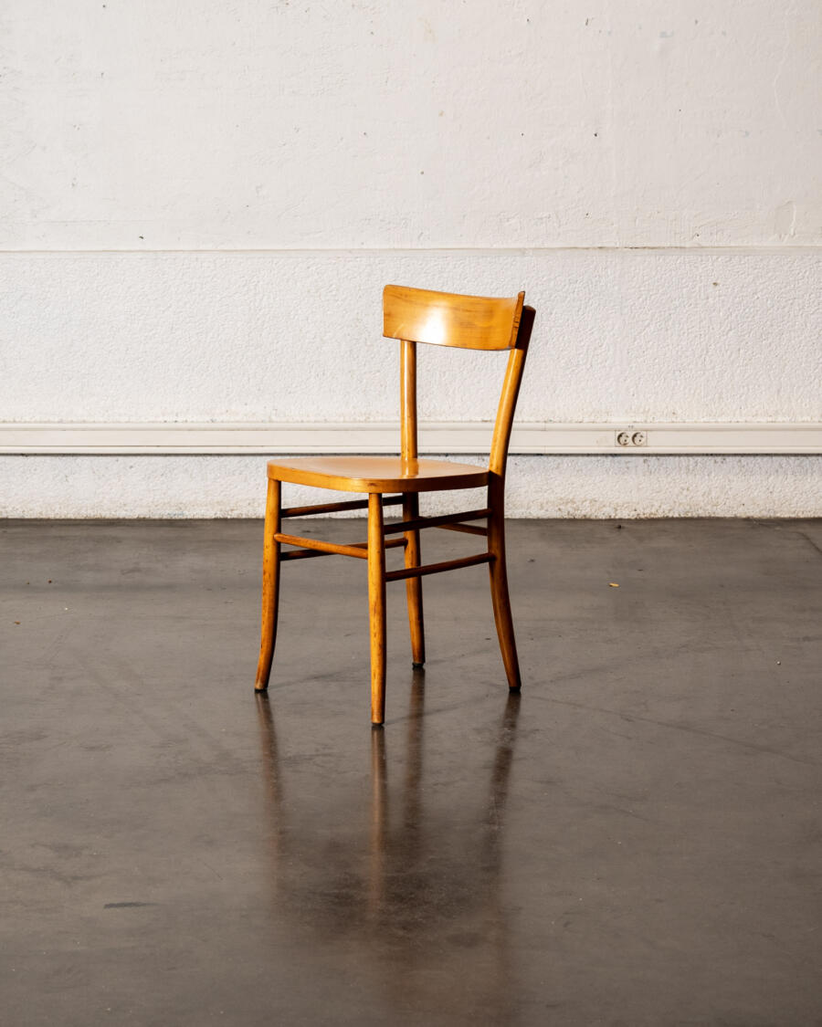 Bibliothèque Italienne, table de ferme, enfilade, rotin vintage, commode pieds compas, chaise bistrot, fauteuil EMU