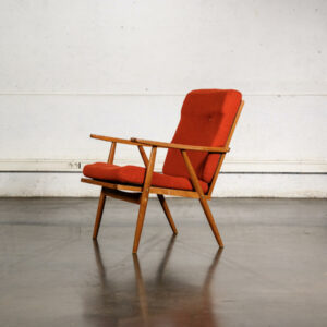 fauteuil boomerang, buffet jiroutek, enfilade jiroutek, table vintage, chaise vintage