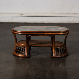 buffet tatra, fauteuil boomerang, buffet landsman, claustra vintage, rotin vintage, table halabala, lampadaire vintage