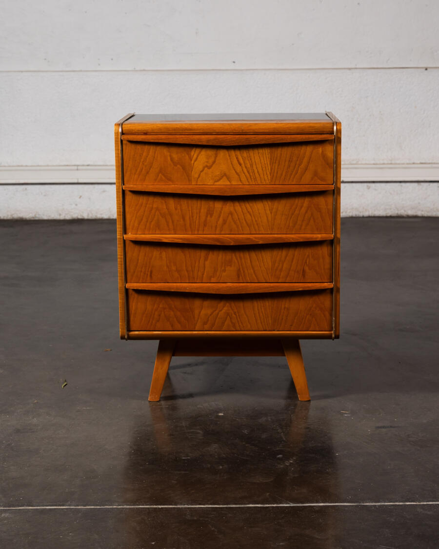 buffet tatra, fauteuil boomerang, buffet landsman, claustra vintage, rotin vintage, table halabala, lampadaire vintage