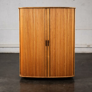 buffet tatra, fauteuil boomerang, buffet landsman, claustra vintage, rotin vintage, table halabala, lampadaire vintage