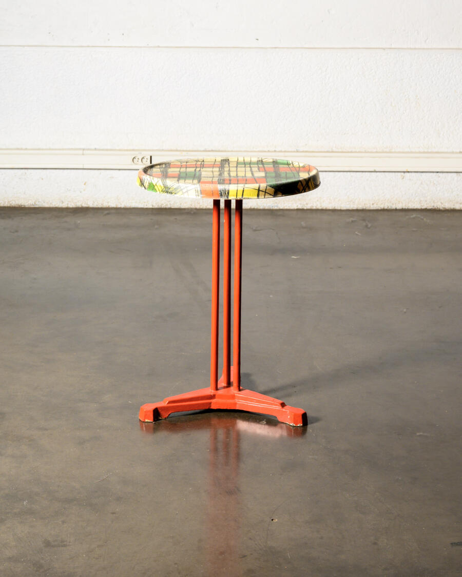 table basse vintage, chaise bistrot, rotin vintage, enfilade, secrétaire, bibliothèque, canapé Arne vodder, caisson kartell, caisson roche bobois